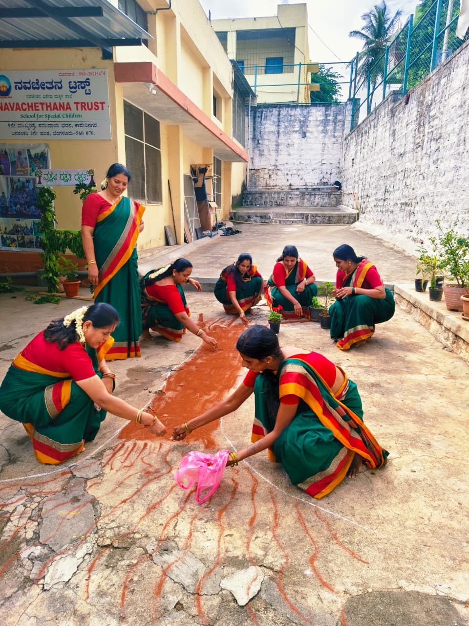 Environment Day celebration at Navachethana Trust